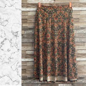 LuLaRoe Azure Kaleidoscope Skirt Size 2XL